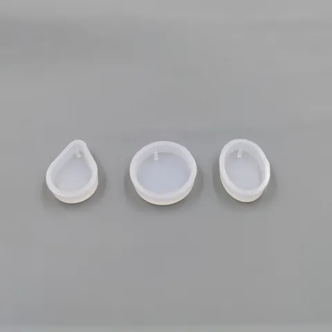 Stampo in Silicone Fai da Te per Creazione Collana con Ciondolo in Resina Epossidica Stampo Artigianale in Cristallo Trasparente Forma Ovale