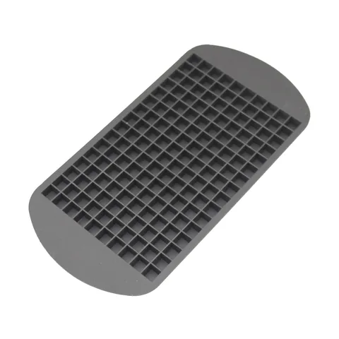 Bandeja de Hielo de Silicona de 160 Rejillas Pequeño Molde Cuadrado para Hacer Hielo Flexible Antiadherente DIY para Cocina Bar