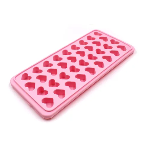 Bandeja para Hielo de Silicona Con Tapa Molde Flexible Semi Redondo Rejilla para Cocina Hogar Bar Bebidas Diarias