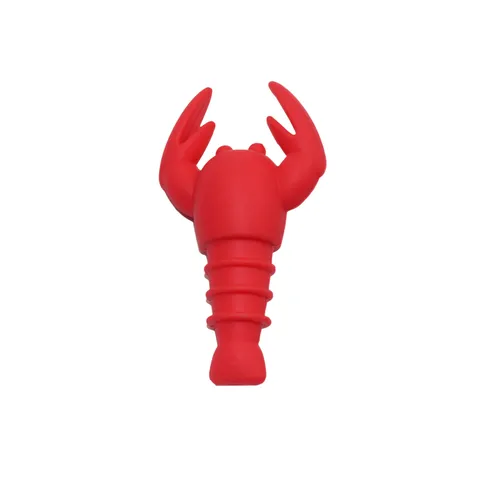 Creative Lobster Wine Stopper Cute Animal Silicone Red Wine Bottle Stopper Reusable Barware Kitchen Accessories