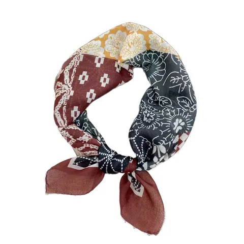 Dames Vierkante Sjaal Paisley Geometrisch Bedrukt Polyester Hoofdband Mode Hals Sjaal Dagelijks Casual Veelzijdig Accessoire