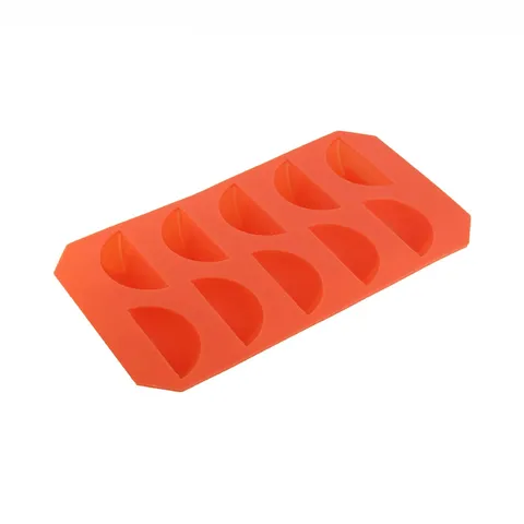 Bandeja para Hielo de Silicona en Forma de Limón Flexible Grado Alimenticio DIY Chocolate Gelatina Cocina Bar Herramienta