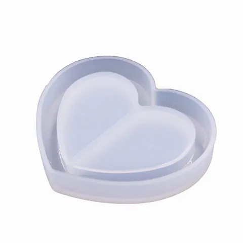 DIY Heart Shape Silicone Mold Resin Crystal Epoxy Casting Mold Handmade Jewelry Pendant Craft Making Mold