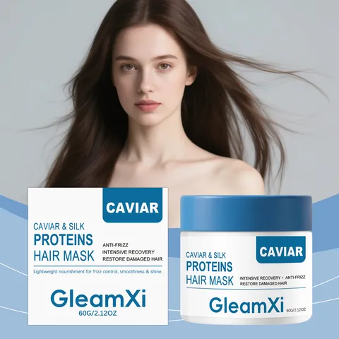 Professional Caviar Silk Proteins Hair Mask Deep Repair Moisturizing Nourishing Treatment For Dry Frizzy Hair