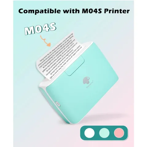 Thermal Printing Paper White Adhesive Continuous Printer Paper Roll Thermal Label Paper Supplies