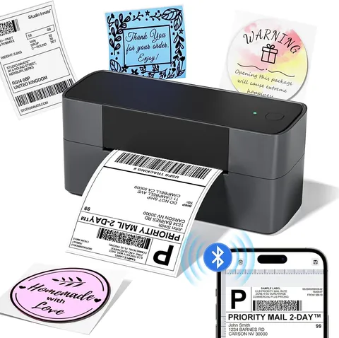 Wireless Thermal WiFi Shipping Label Printer High Definition Barcode Smart Printer For Office And Home Use
