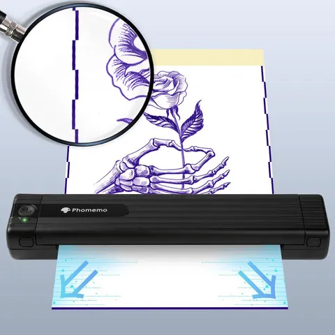Phomemo TP83 Imprimante de Transfert de Tatouage Thermique Portable Bluetooth Mini Imprimante Sans Fil pour Studio et Bureau