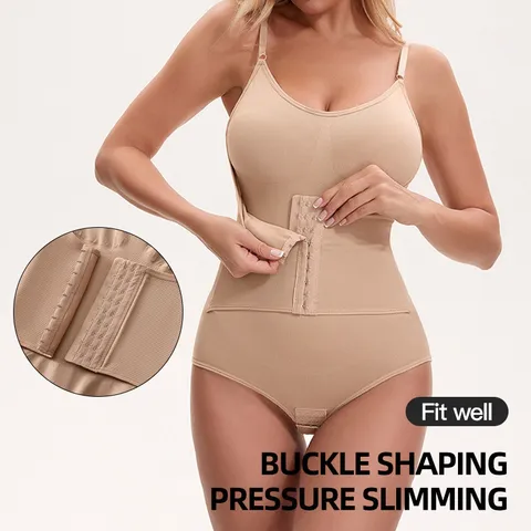 Γυναικείο Shapewear Bodysuit Έλεγχος Κοιλιάς Εκπαιδευτής Μέσης Άγκιστρα και Μάτια Αδυνατίσματος Seamless Λεπτές Τιράντες