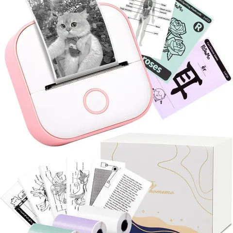 Mini Tragbarer Thermischer Etikettendrucker Drahtloser Bluetooth Taschen-Drucker Für Lernnotizen Fehler Büro Heimgebrauch