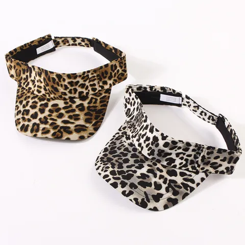 Iaponiko Retro Gynaikeio Leopard Print Kamto Geiso Baseball Cap Ypaithrio Athlitismo Prostasia Iliou Visor Hat