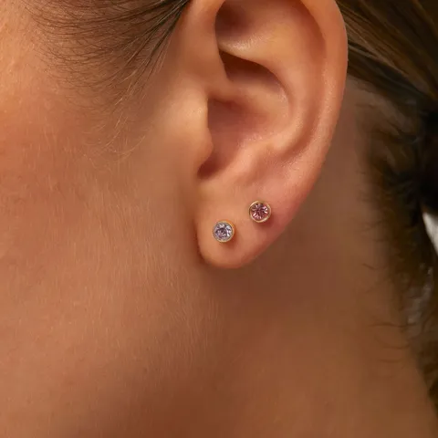Minimalistisch Titanium Staal Ronde Oorknopjes Voor Vrouwen Prachtige Kleine Strass Oorbellen Dagelijks Veelzijdige Lichte Luxe Sieraden