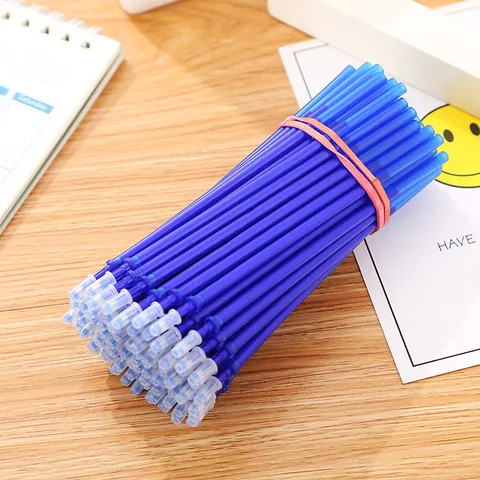 Erasable Gel Pen Refills Smooth Writing Needle Point Fineliner Ink Cartridges For Office School Students Stationery Supplies