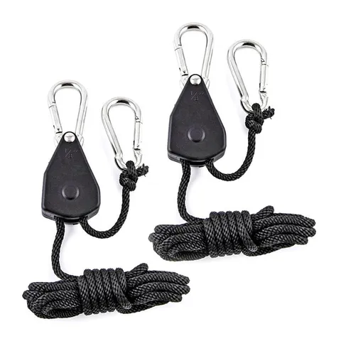 Poulie de Corde de Paracorde de Camping en Plein Air Ajusteur Tente Robuste Corde Hauban Tendeur de Corde Ratchet Hanger Équipement