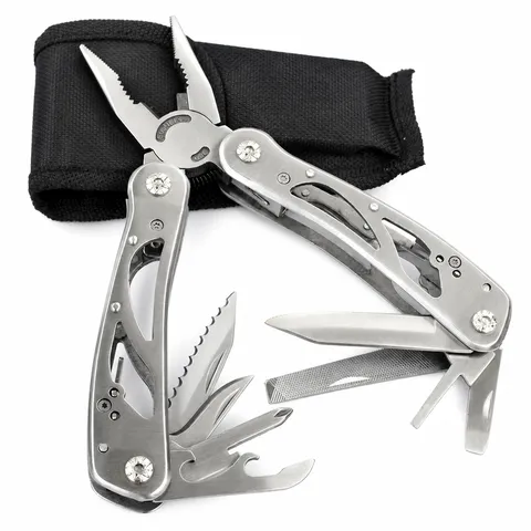 Multipurpose Stainless Steel Folding Pliers Outdoor Camping Survival Tool Portable Multi Tool Pocket Knife Plier Set