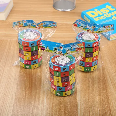 Cubo de Matemáticas Educativo Creativo para Niños Cubo Mágico Rotativo de Múltiples Capas para Aprendizaje de Aritmética