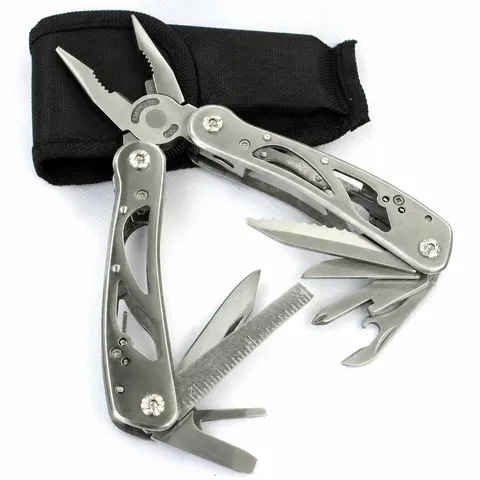 Multipurpose Stainless Steel Folding Pliers Outdoor Camping Survival Tool Portable Multi Tool Pocket Knife Plier Set
