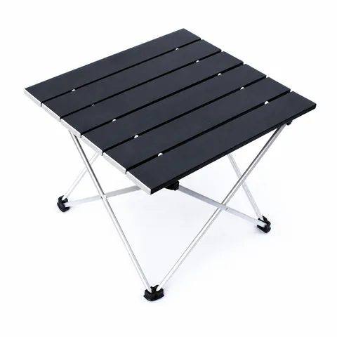 Mesa de Camping Plegable de Aleación de Aluminio Portátil Mini Mesa de Camping Ligera y Compacta para Picnic al Aire Libre Senderismo Barbacoa Viajes