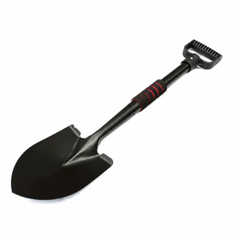 Pala Pieghevole per Campeggio in Acciaio al Carbonio Robusta Utensile Portatile Multiuso per Campeggio Escursionismo Giardinaggio