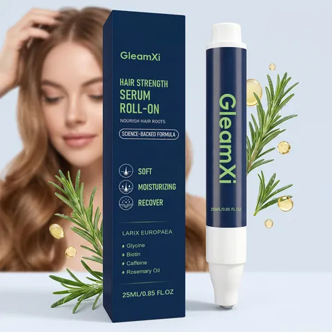 Rosmarin Kopfhautpflege Roll-On Essenz Tragbares Kopfmassage Serum Erfrischend Feuchtigkeitsspendend Haarpflege Tool