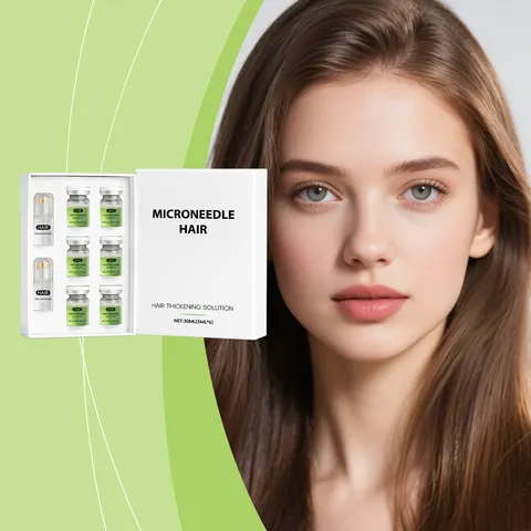 Hair Scalp Roller Essence Serum Set Microneedle Hair Growth Treatment Nourishing Daily Care Scalp Repair Liquid