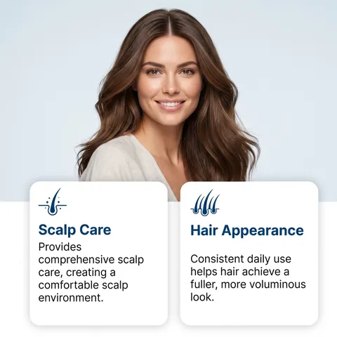 Liposomal GHK Cu Copper Peptide Hair Growth Serum Scalp Care Nourishing Volumizing Hair Treatment Liquid With Dropper
