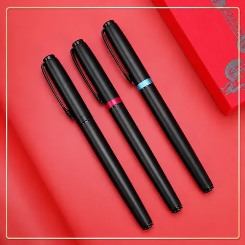 Professional Metal Rollerball Pen Business Office Sign Pen Smooth Writing Executive Metal Pen For Daily Work