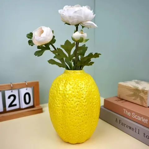 Kreative Keramik Zitronen Frucht Vase Nordischer Stil Süßer Blumentopf Tisch Heimdekoration Hydrokultur Ornament