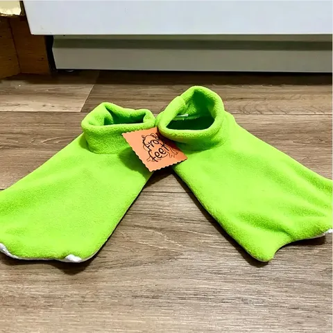 Funny Frog Feet Floor Socks Novelty Webbed Slippers Cute Animal Costume Shoes Soft Flannel Home Indoor Socks Gift