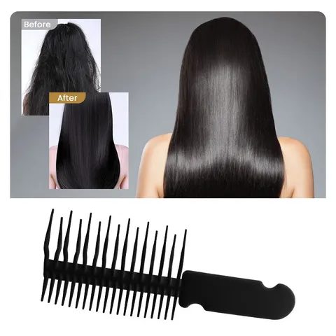 Brosse à Cheveux Humides Anti-Nœuds Multifonctionnelle Poignée Ergonomique Outil de Coiffage pour Soin Quotidien à Domicile Noir