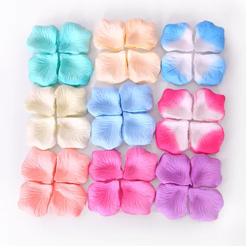 Artificial Rose Petals Fake Flower Petals For Wedding Proposal Bridal Shower Party Romantic Room Decor Polyester Cloth