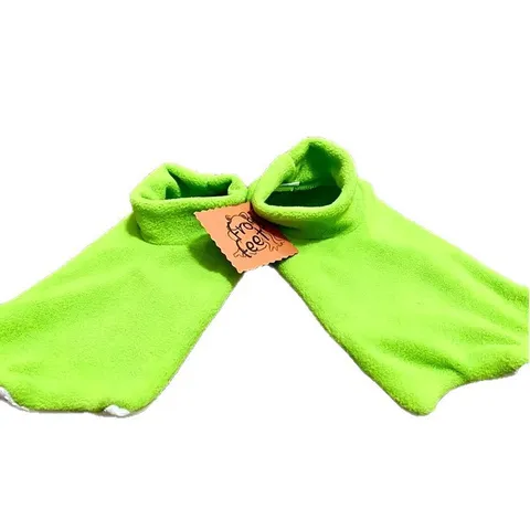 Funny Frog Feet Floor Socks Novelty Webbed Slippers Cute Animal Costume Shoes Soft Flannel Home Indoor Socks Gift