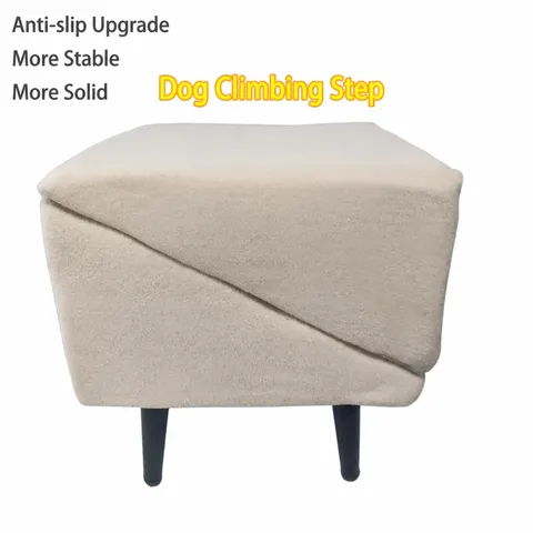Scale e Rampa per Animali 2 in 1 Gradini Pieghevoli per Cani Piccoli e Gatti Divano Letto Scala da Arrampicata Legno Tessuto