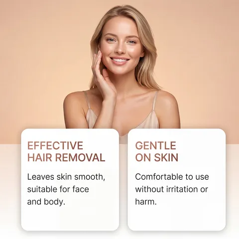 Portable Electric Women Hair Remover Lipstick Design Painless Facial Body Epilator Rechargeable Washable Hair Device
