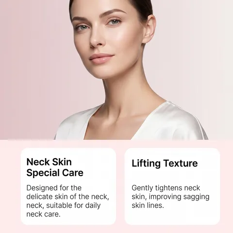 PDRN Collageen Halscreme Verstevigend Anti-Aging Nek Huidverzorging Met Gua Sha Massagekop Hydraterend Gladmakend