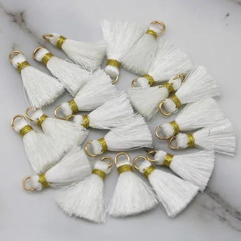 Mini Ciondolo con Nappa Nappe in Poliestere Vintage Creazione di Gioielli Fai da Te Artigianato Cinturino per Telefono Accessori Portachiavi