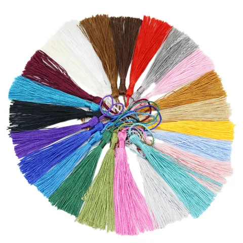 Bunte DIY Quasten Polyester Fransen Anhänger Für Schmuckherstellung Ohrringe Lesezeichen Vorhang Heimtextilien Handwerk