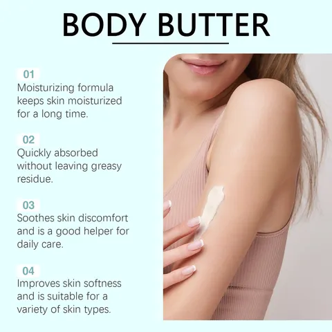 WOODSLEEP Körperbutter Feuchtigkeitsspendende Nährende Körpercreme Mit Mandelöl Und Vitamin E Für Herbst Winter Hautpflege