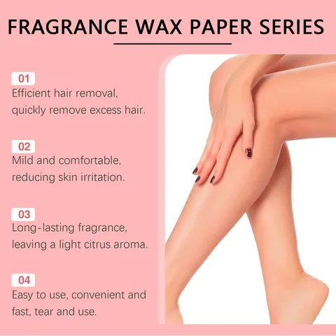 Gentle Effective Body Hair Removal Wax Strips Kit For Legs And Body Smooth Skin Skincare Beauty Tool