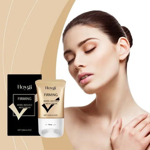 Verstevigende Wiel Massage Halscreme Anti-Aging Hydraterende Nekverzorging Met Roller Hoofd Voor Vrouwen