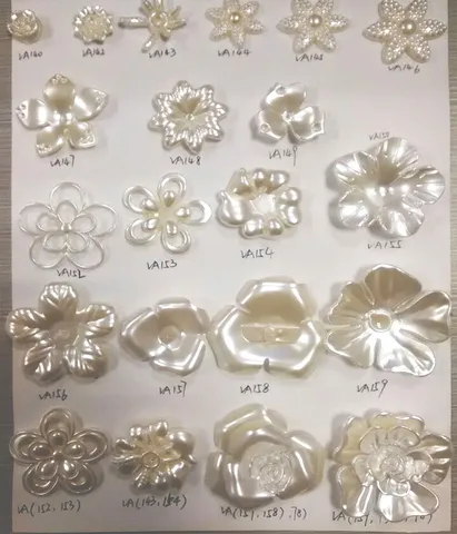 ABS Perla Imitazione Fiore DIY Accessori per Gioielli Plastica Resina Artigianato Accessori Per Abiti Scarpe Decorazione Fatta a Mano