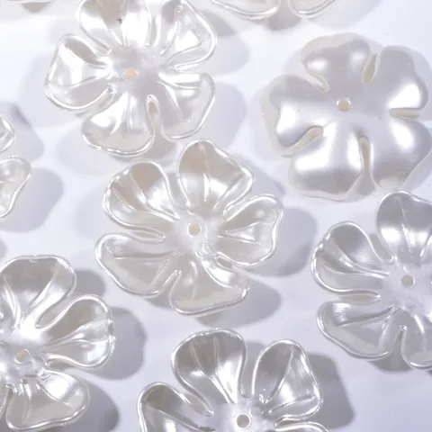 ABS Perla Imitazione Fiore DIY Accessori per Gioielli Plastica Resina Artigianato Accessori Per Abiti Scarpe Decorazione Fatta a Mano