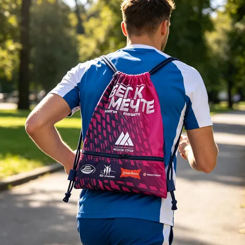 Waterproof Oxford Cloth Drawstring Backpack Lightweight Casual Sports Gym Cinch Bag For Men Women Travel Outdoor