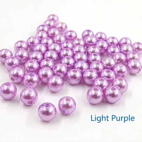 Perline Sfuse di Perle Artificiali ABS Accessori per Gioielli Fatti a Mano DIY Perline Artigianali per Creazione di Bracciali e Collane
