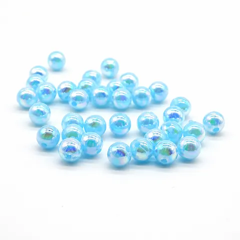 Perline Sfuse in Plastica ABS Imitazione Perla Fiore di Rosa Perforato Accessori Artigianali Fai da Te per Tende e Creazione Gioielli