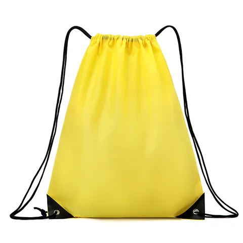 Oxford Cloth Drawstring Backpack Lightweight Sports Gym Bag Foldable Travel Storage Backpack Casual Daypack