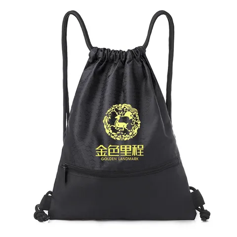 Wasserdichtes Oxford-Gewebe Kordelzug Rucksack Sport Gym Tasche Leichter Basketball Training Rucksack Für Herren Damen