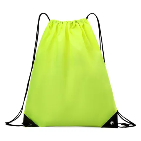 Oxford Cloth Drawstring Backpack Lightweight Sports Gym Bag Foldable Travel Storage Backpack Casual Daypack