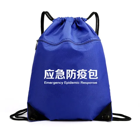 Waterproof Oxford Cloth Drawstring Backpack Large Capacity Travel Sports Gym Bag Lightweight Casual Daypack For Men Women