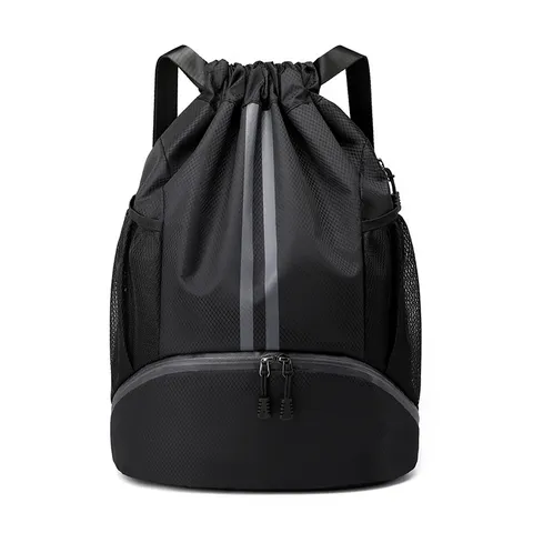 Large Capacity Waterproof Oxford Cloth Drawstring Backpack Unisex Sports Fitness Swimming Bag Casual Travel Daypack