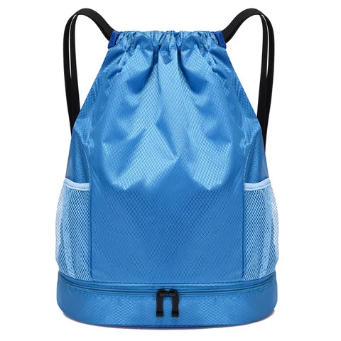 Waterproof Swimming Backpack Wet Dry Separation Sports Gym Bag Drawstring Fitness Beach Backpack For Men Women